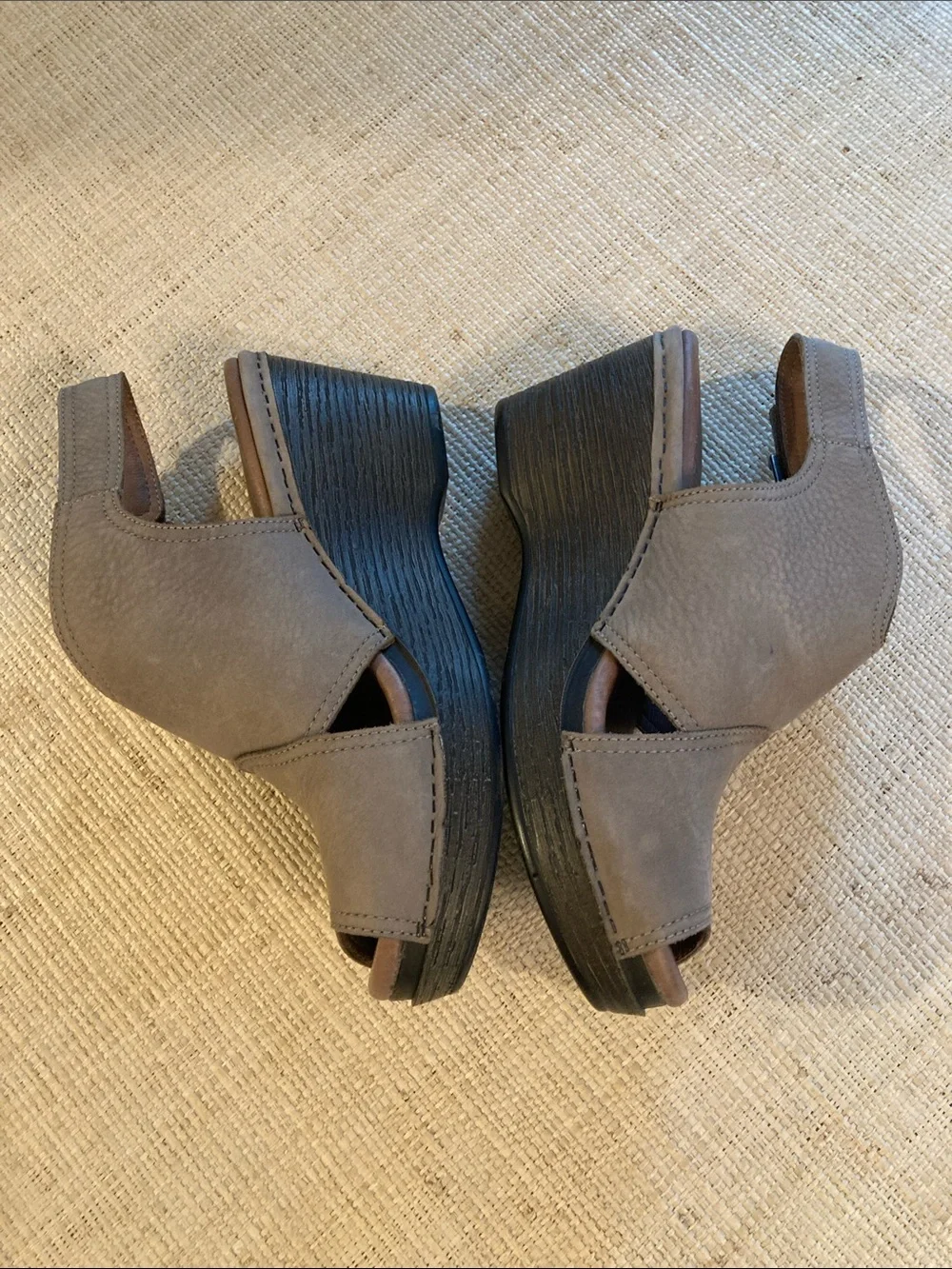Dansko taupe suede